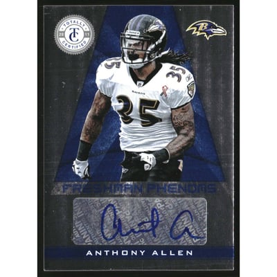 2011 Totally Certified #195 Anthony Allen AU/299 RC