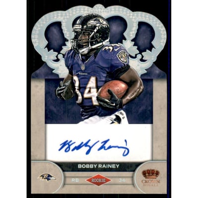 2012 Crown Royale Rookie Signatures Silver Holofoil #6 Bobby Rainey/149