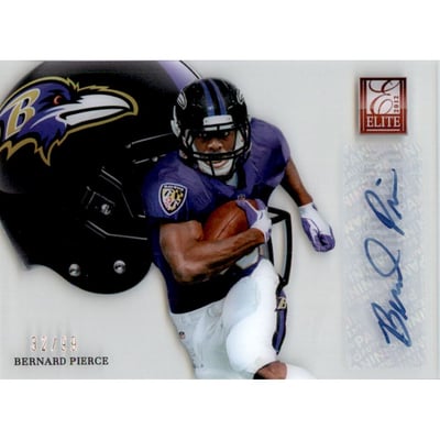 2012 Elite Rookie Hard Hats Autographs #13 Bernard Pierce/99