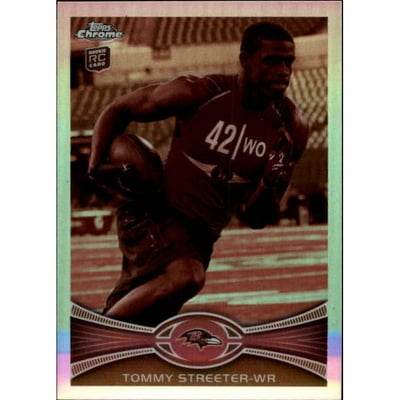 2012 Topps Chrome Sepia Refractors #81 Tommy Streeter