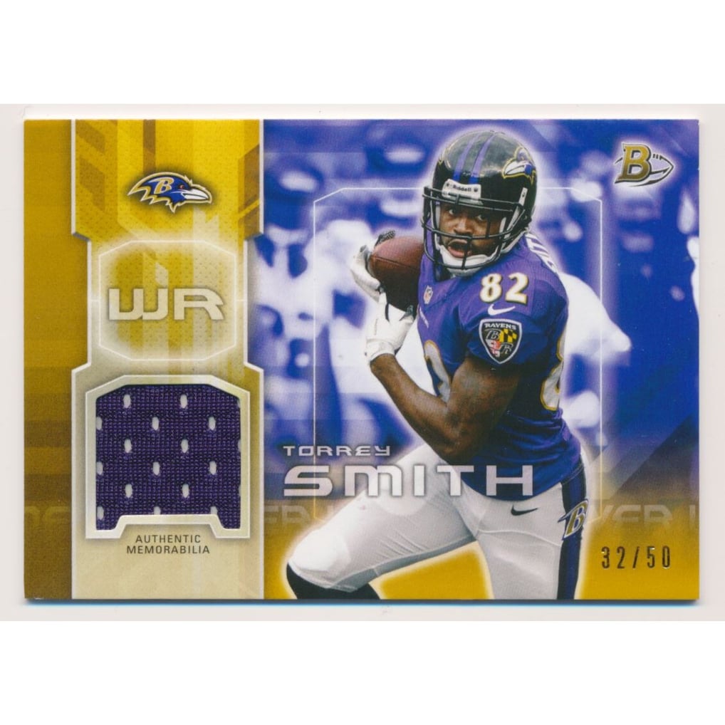 2014 Bowman Relics Gold #44 Torrey Smith
