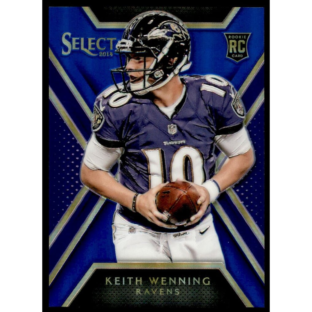 2014 Select Prizm Blue #125 Keith Wenning
