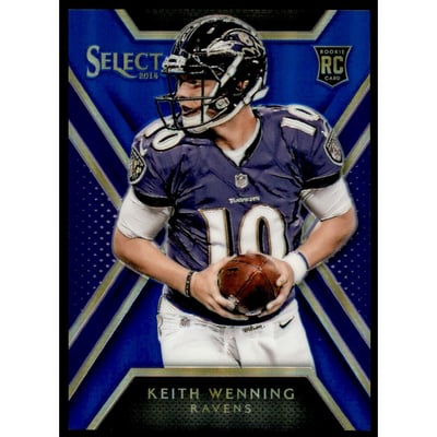 2014 Select Prizm Blue #125 Keith Wenning