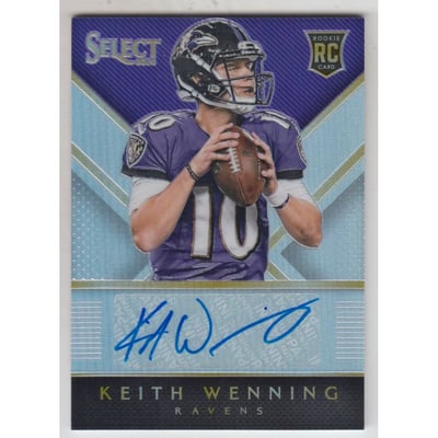 2014 Select Rookie Autographs Prizm #RAKW Keith Wenning/99