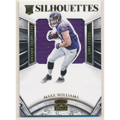 2015 Crown Royale Rookie Silhouettes Gold #227 Maxx Williams