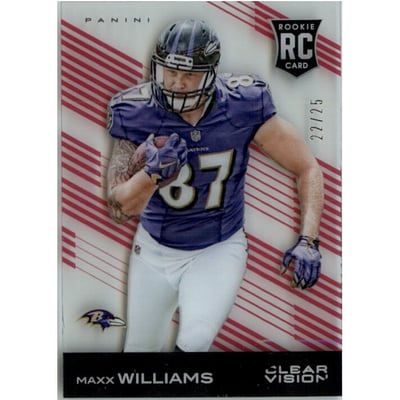 2015 Panini Clear Vision Red #126 Maxx Williams