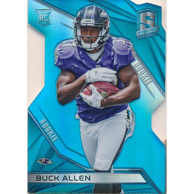 2015 Panini Spectra Neon Blue Die Cut #149 Buck Allen