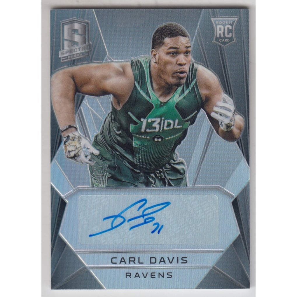 2015 Panini Spectra #231 Carl Davis AU