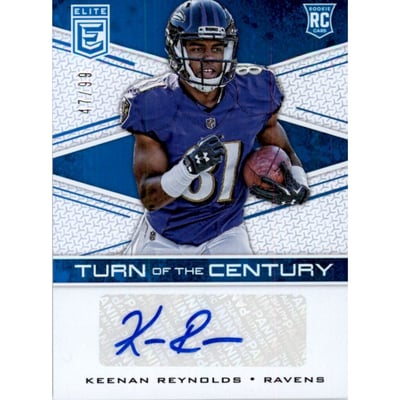 2016 Elite Turn of the Century Autographs #TCAKR Keenan Reynolds/99