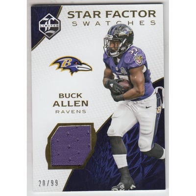 2016 Limited Star Factor Swatches #6 Buck Allen/99