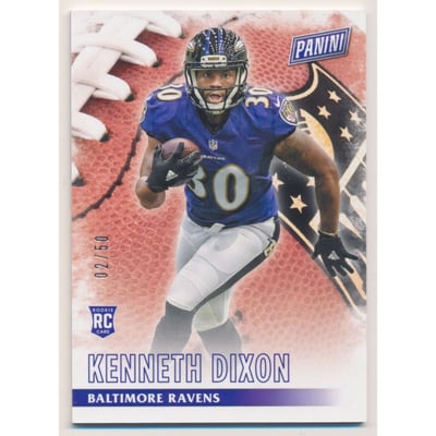2016 Panini Black Friday Thick Stock #66 Kenneth Dixon
