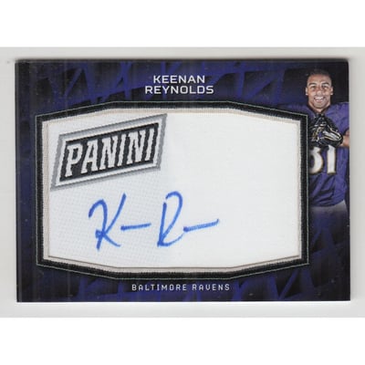 2016 Panini National Convention Manufactured Patch Autographs #KR Keenan Reynolds