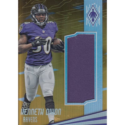 2016 Panini Phoenix Rookie Jumbo Jerseys Orange #24 Kenneth Dixon