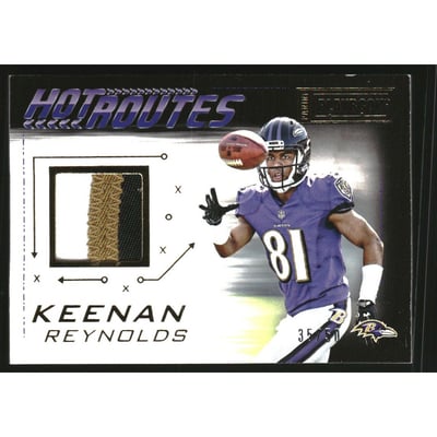 2016 Panini Playbook Hot Routes Jerseys Prime #6 Keenan Reynolds/50