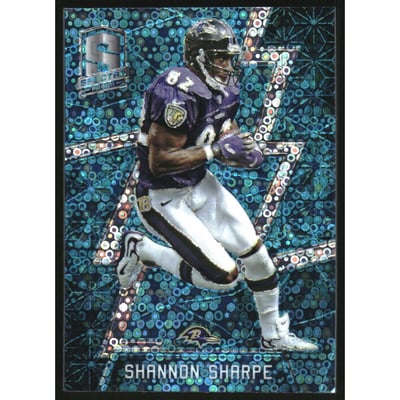 2016 Panini Spectra Neon Blue #49A Shannon Sharpe