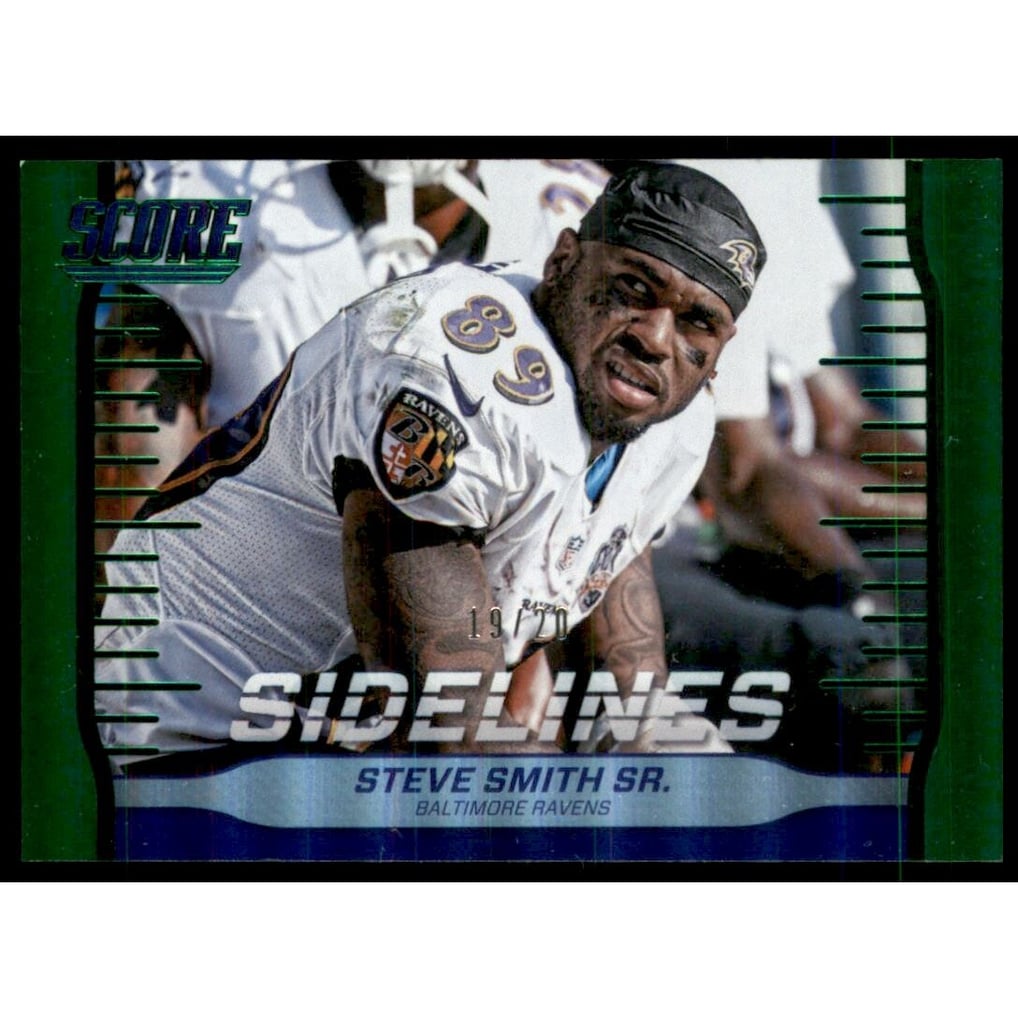 2016 Score Sidelines Jumbo Green #24 Steve Smith