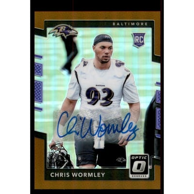 2017 Donruss Optic Rookie Autographs Bronze #143 Chris Wormley