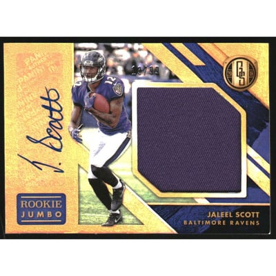 2018 Panini Gold Standard #335 Jaleel Scott JSY AU/99
