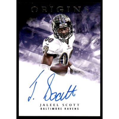 2018 Panini Origins Rookie Signatures #32 Jaleel Scott