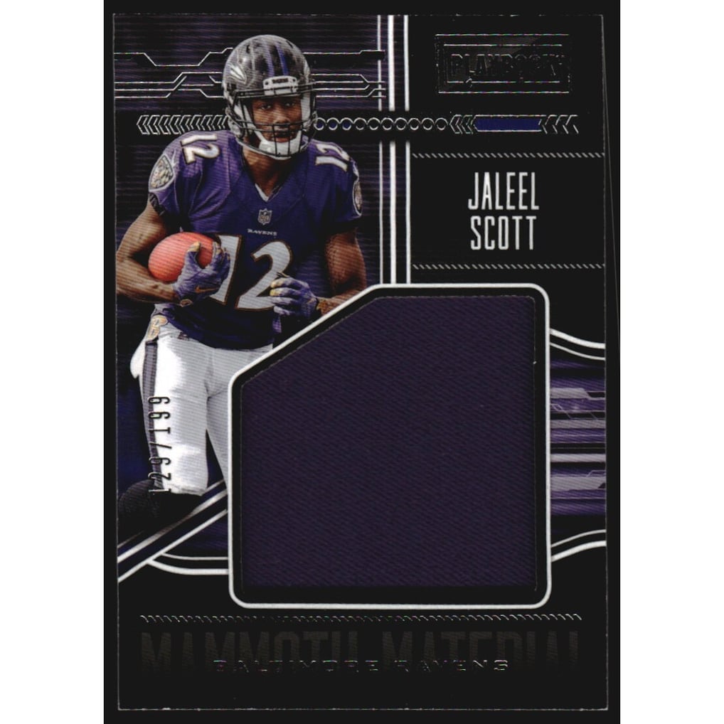 2018 Panini Playbook Mammoth Materials #6 Jaleel Scott