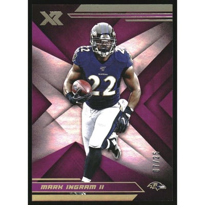 2019 Panini XR Purple #76 Mark Ingram II