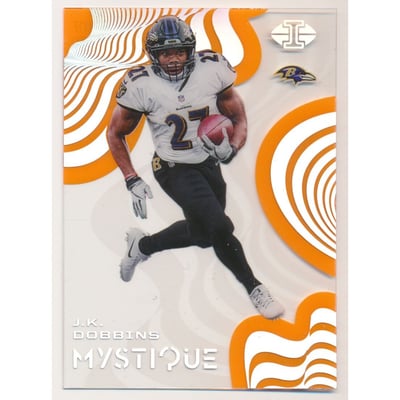 2020 Panini Illusions Mystique Orange #17 J.K. Dobbins