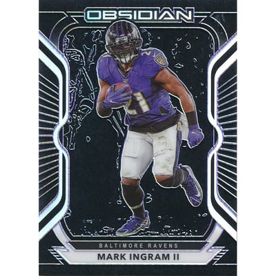 2020 Panini Obsidian Electric Etch Purple #89 Mark Ingram II