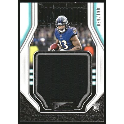 2020 Panini Playbook Mammoth Materials #32 Devin Duvernay