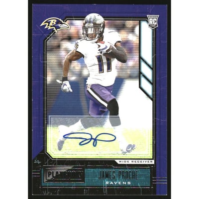 2020 Panini Playbook Rookies Signatures #195 James Proche