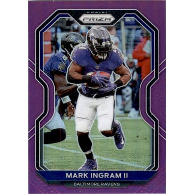 2020 Panini Prizm Prizms Purple #39 Mark Ingram II