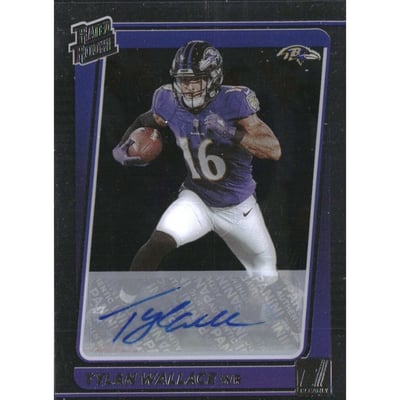 2021 Clearly Donruss Clearly Rated Rookie Autographs #74 Tylan Wallace