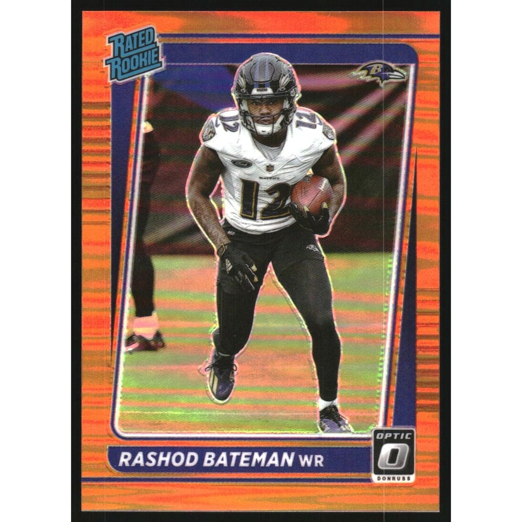 2021 Donruss Optic Orange #210 Rashod Bateman RR