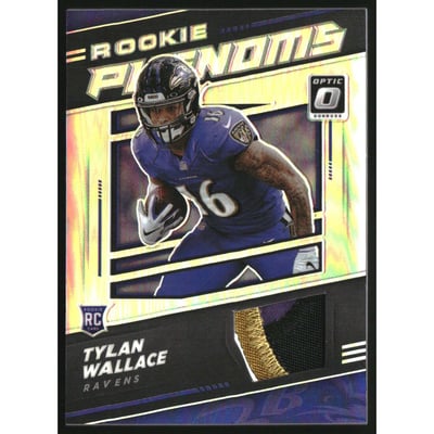 2021 Donruss Optic Rookie Phenoms Jerseys Prime #26 Tylan Wallace