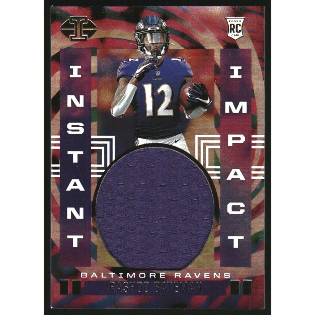 2021 Panini Illusions Instant Impact Jerseys #10 Rashod Bateman