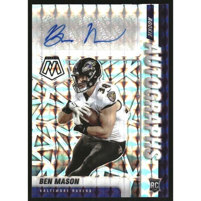 2021 Panini Mosaic Rookie Autographs Mosaic #52 Ben Mason