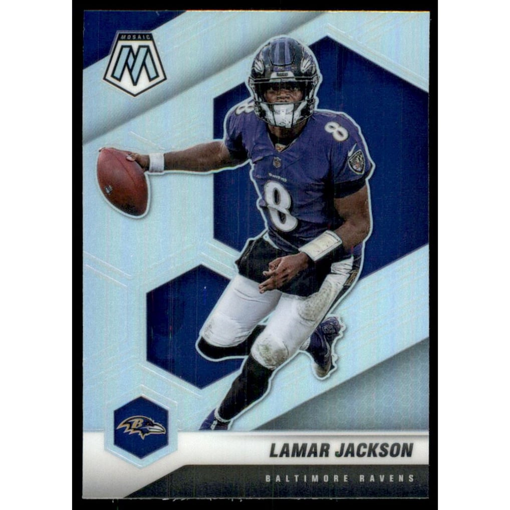 2021 Panini Mosaic Silver #19 Lamar Jackson