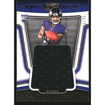 2021 Panini Playbook Mammoth Materials Gold #41 Tylan Wallace