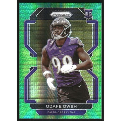 2021 Panini Prizm Prizms Hyper #380 Odafe Oweh