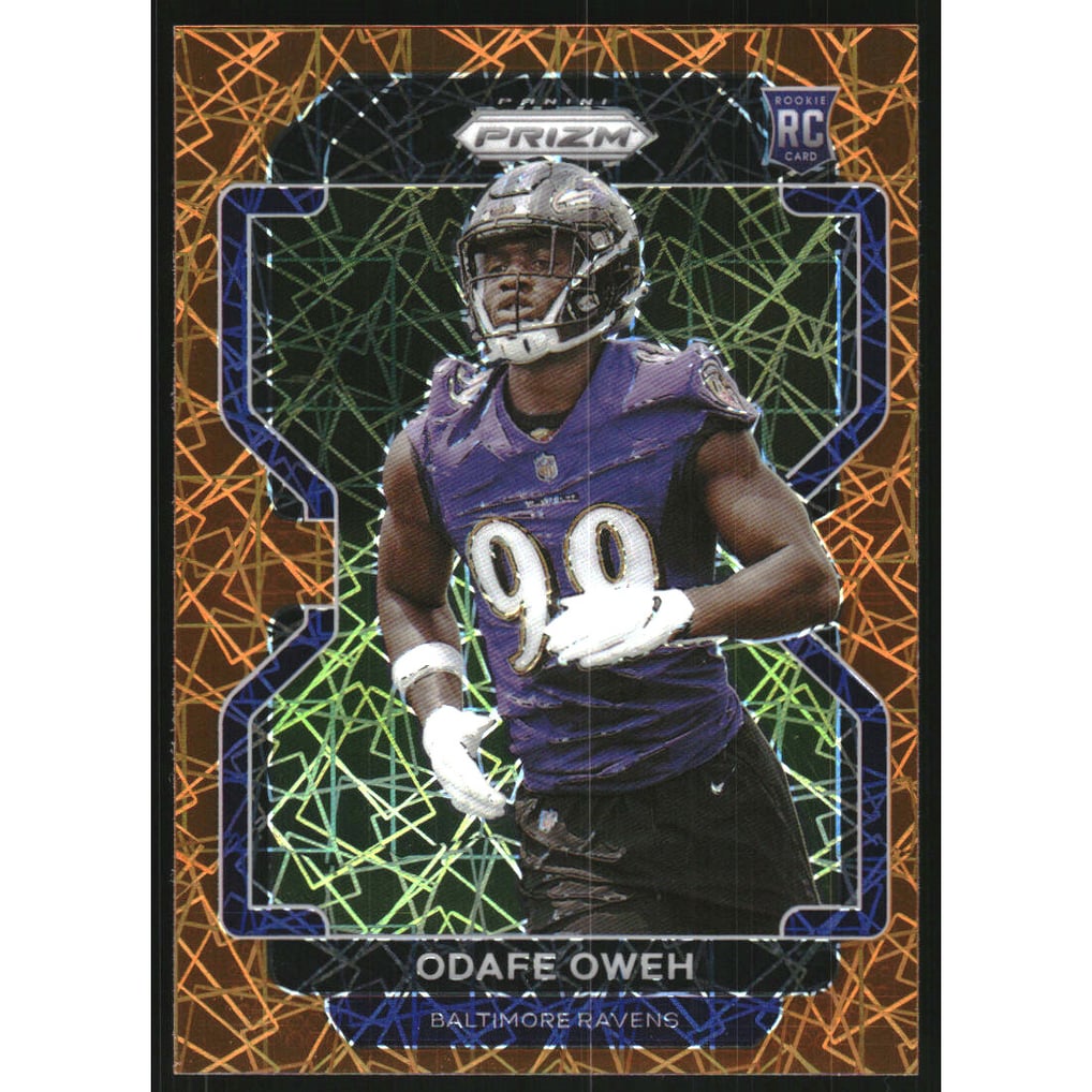 2021 Panini Prizm Prizms Lazer #380 Odafe Oweh