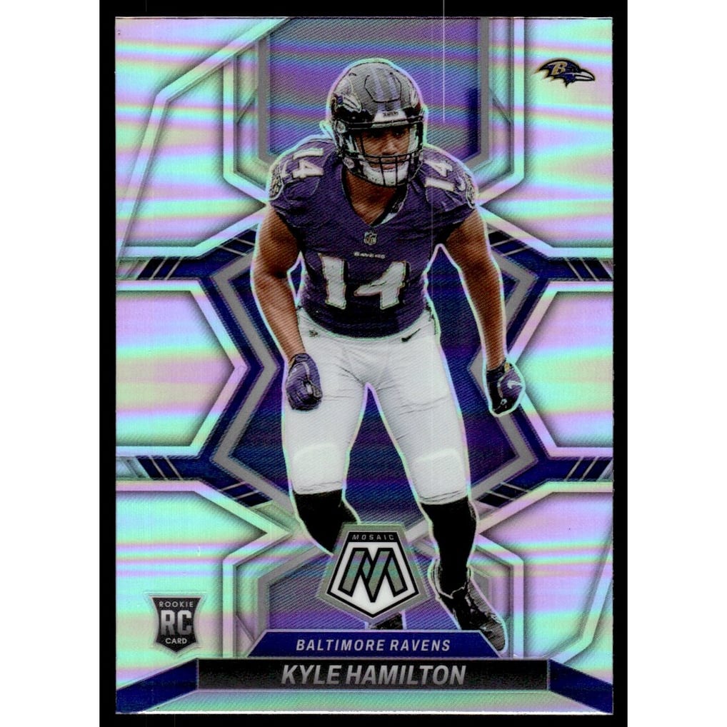 2022 Panini Mosaic Silver #332 Kyle Hamilton