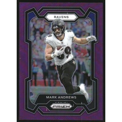 2023 Panini Prizm Prizms Purple #19 Mark Andrews