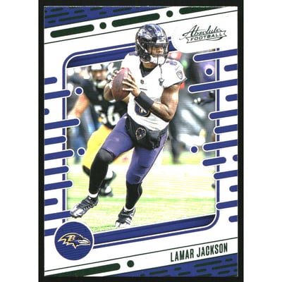 2024 Absolute Green #9 Lamar Jackson