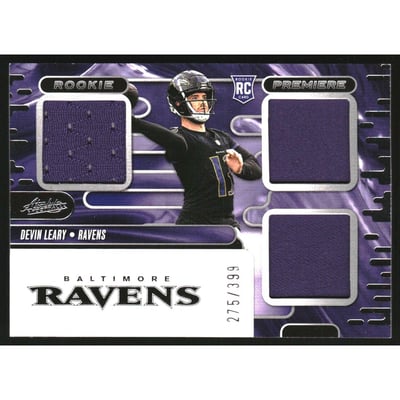 2024 Absolute Rookie Premiere Materials #40 Devin Leary