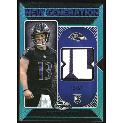 2024 Certified New Generation Jerseys Mirror Teal #41 Devin Leary