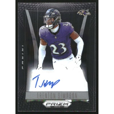 2024 Panini Prizm Deca Signatures #90 Trenton Simpson