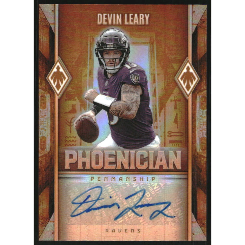 2025 Panini Phoenix Phoenician Penmanship #98 Devin Leary