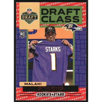 2025 Rookies and Stars Draft Class Preferred #13 Malaki Starks