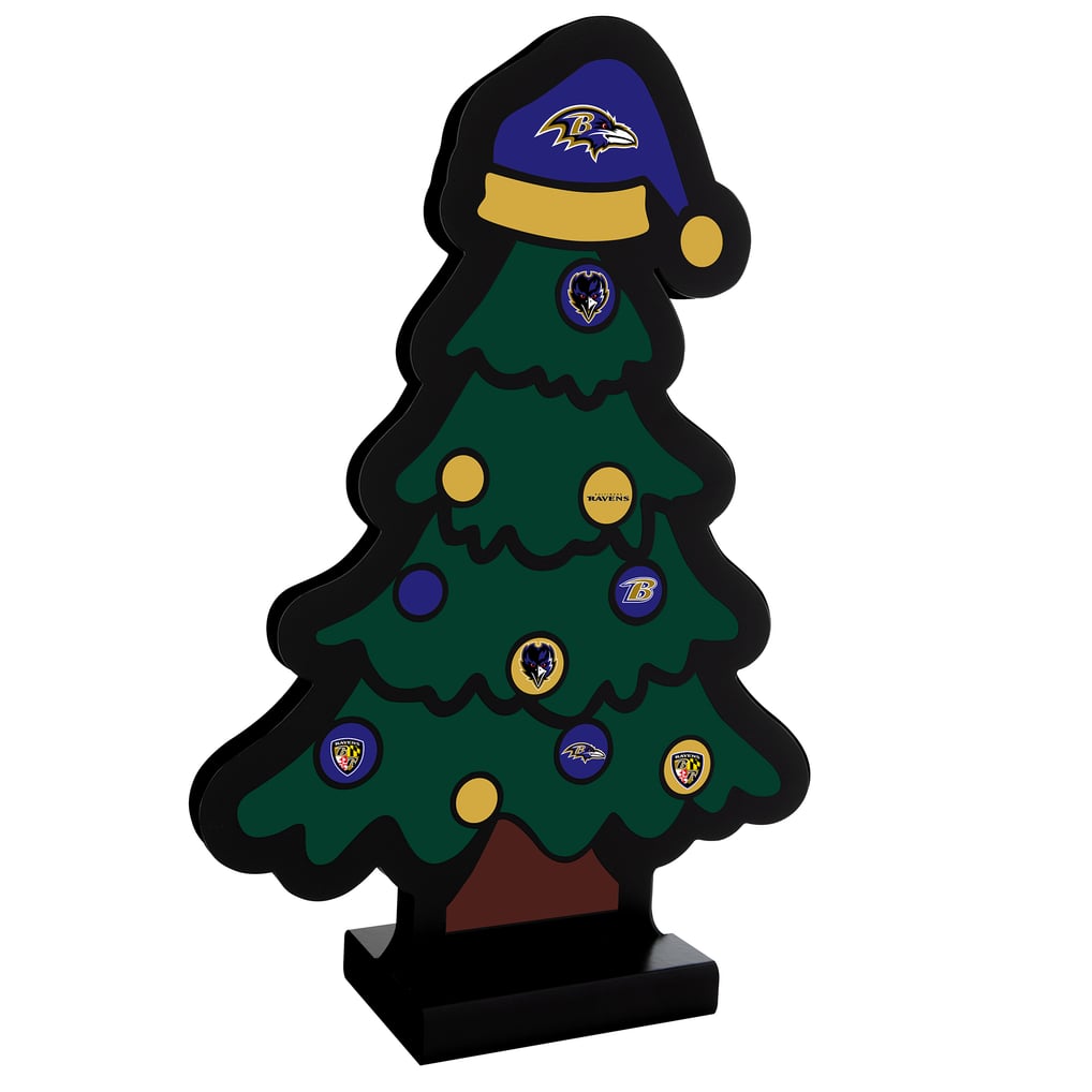 Baltimore Ravens 12" Christmas Tree LED Infinity Light