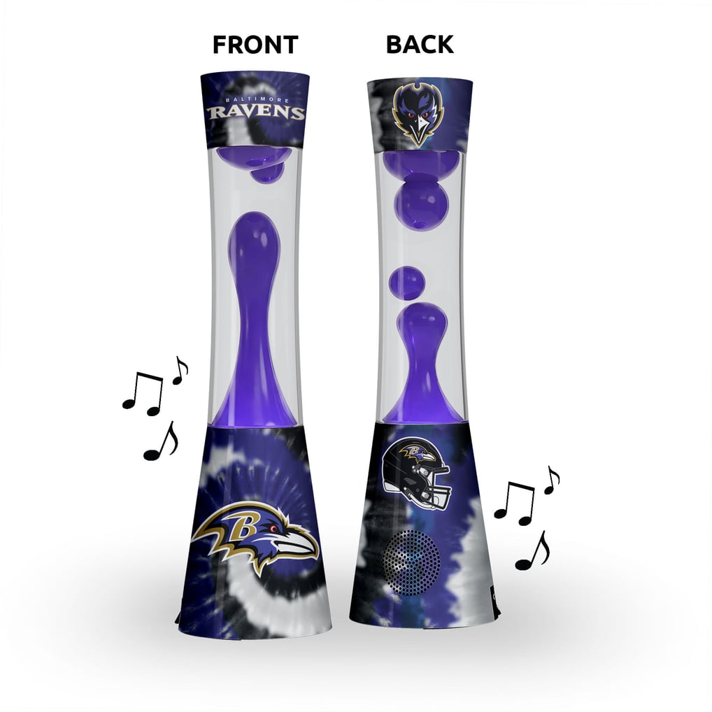 Baltimore Ravens 17" Tie-Dye Magma Lamp with Bluetooth Speaker