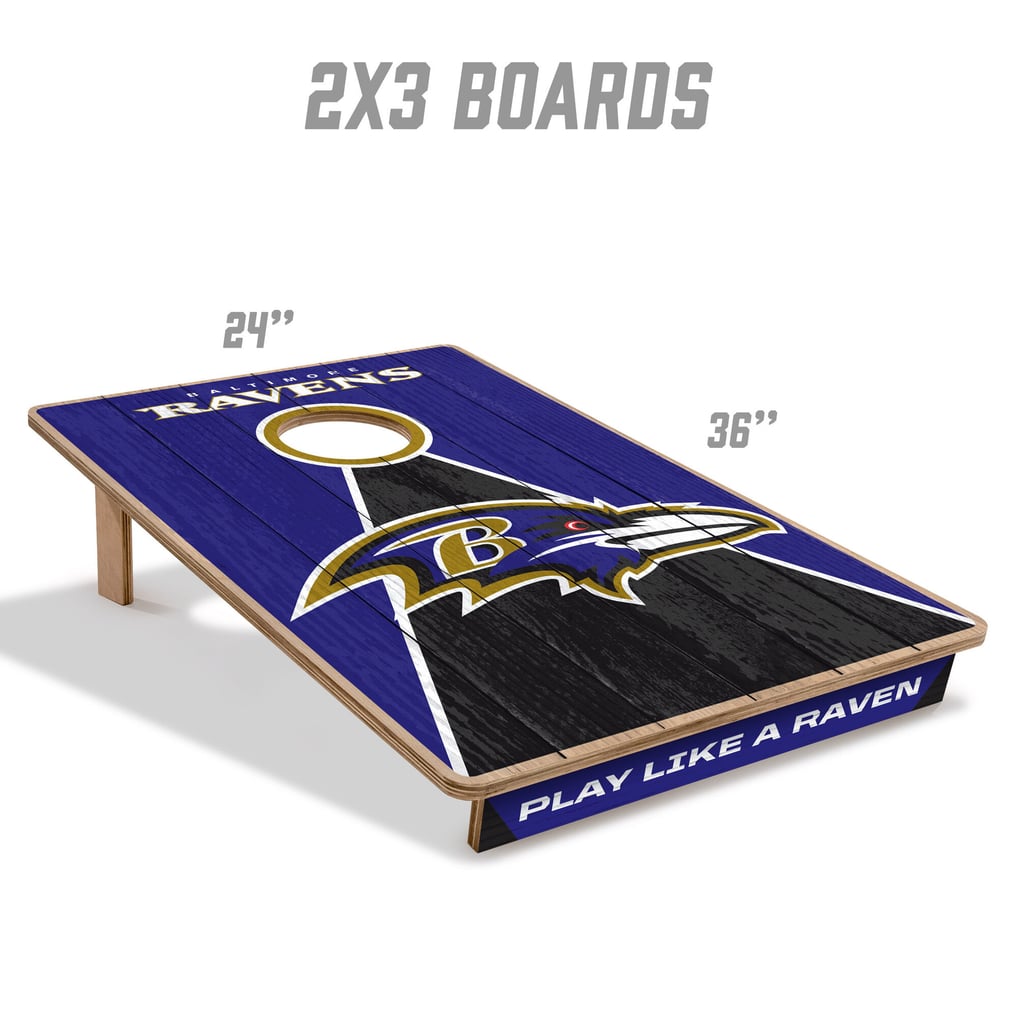 Baltimore Ravens 2' x 3' Cornhole Game with Bags